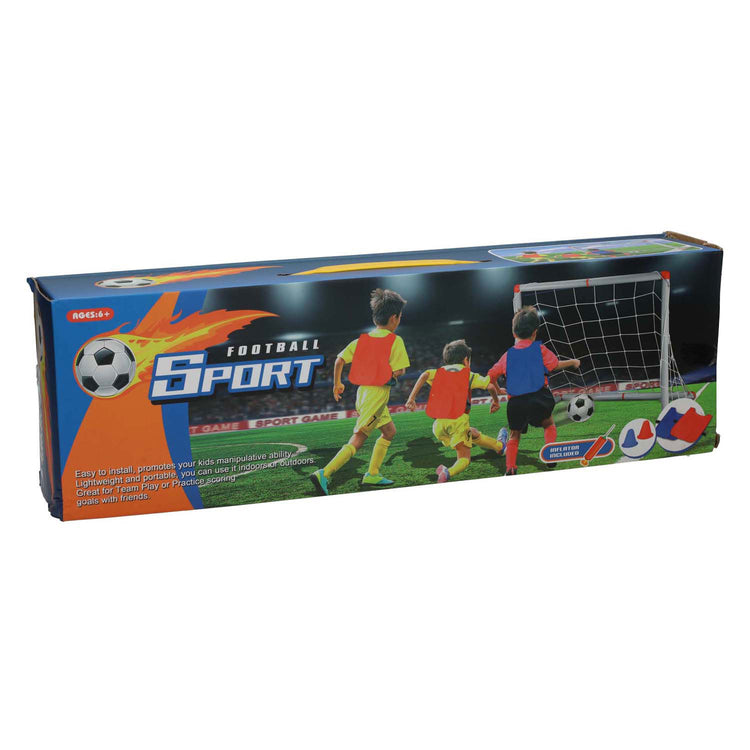 Porta da calcio con accessori, 6 pz.