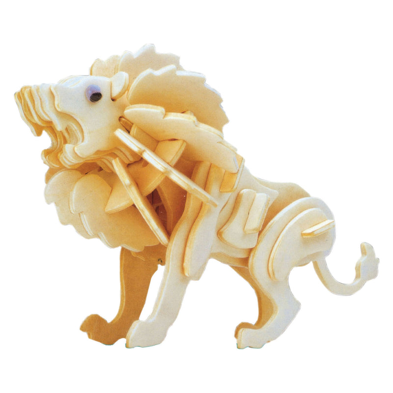 Kit de construcción de madera león