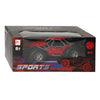 Rc rc auto met rookfunctie rood