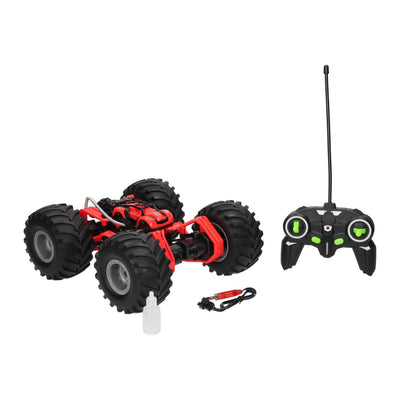 Monster truck da corsa RC con funzione fumo - rosso