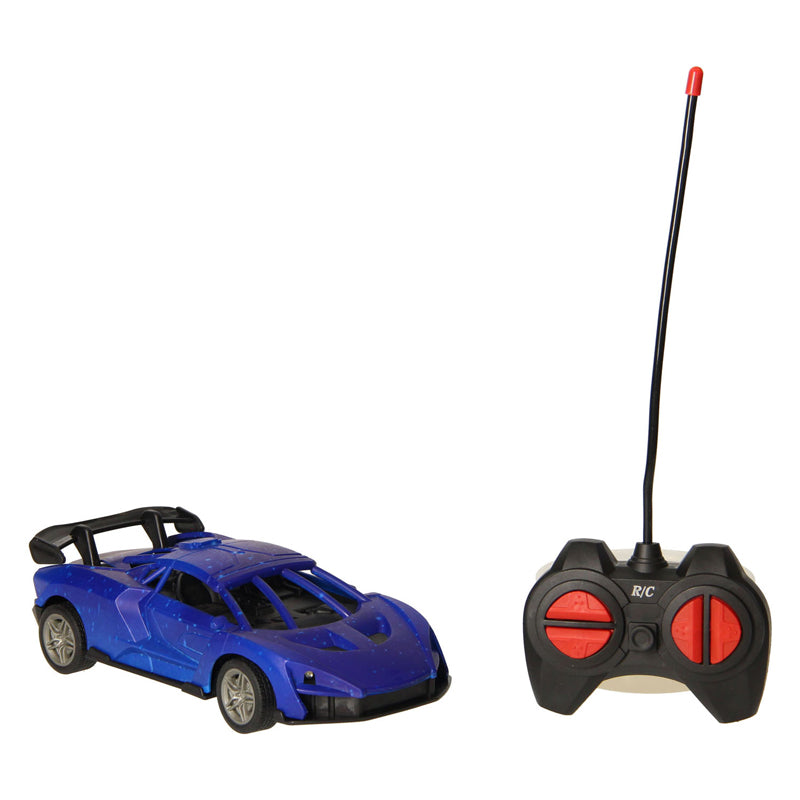 Auto da corsa RC RC Auto controllabile nera blu