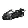 Auto sportiva RC con funzione vapore, nera