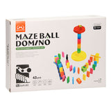 Knikkerbaan dominoset, 43dlg. - afbeelding 2