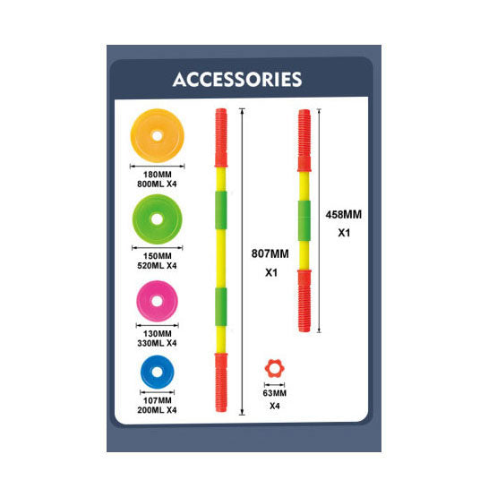 Juego de pesas Lobbes para niños.