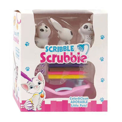 Scribble crubbie animales para colorear con baño