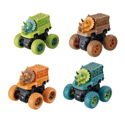 Auto Dino con dinosauro in gabbia
