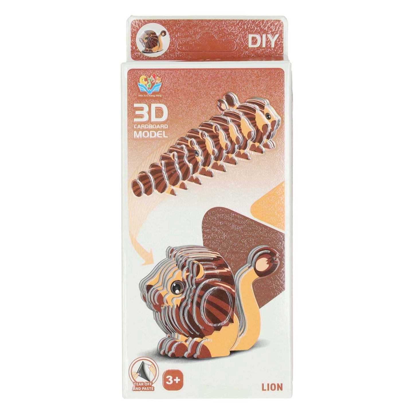 Puzzle 3D leone, 26 pz.