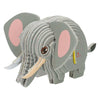 Diablillo rompecabezas 3d elefante, 36 piezas.