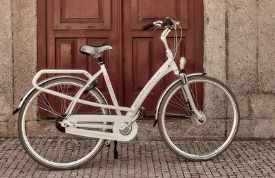 Spatbordset Towny 28 Inch 46 mm - zilver