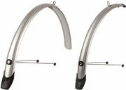 Polisport Spatbordset Towny 28 Inch 46 mm zilver - afbeelding 1