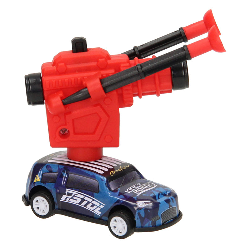 Coche de metal con función de mierda