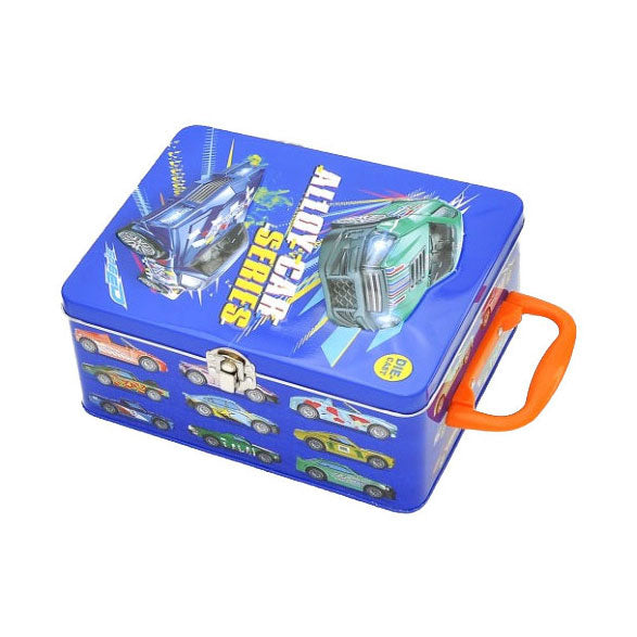Lobbes die-cast auto's in opbergblik, 18dlg