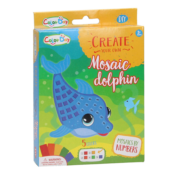 Fare un delfino a mosaico