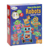 Lobbes gieten schilderen glow in the dark robots