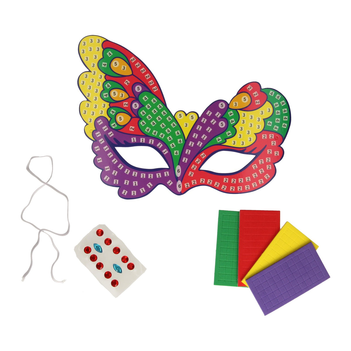 máscara decorar mosaico