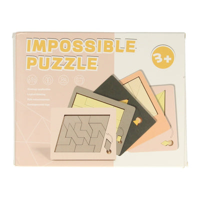 Puzzle in legno per pensare impossibile