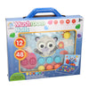 Botones de mosaico enchufables jumbo en maleta, 60 uds.