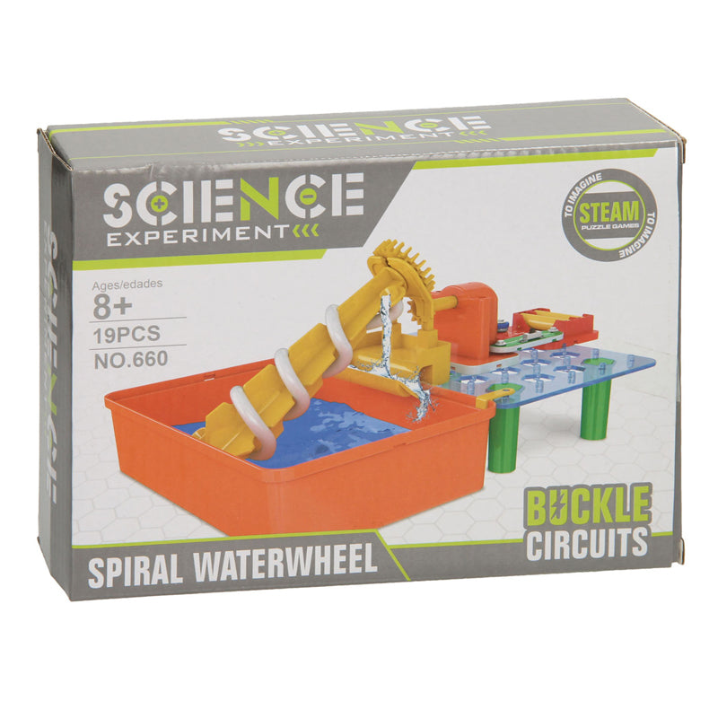 Lobbes science experiment spiral waterrad