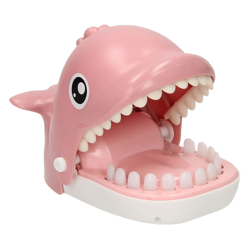Gioco rosa che morde la balena