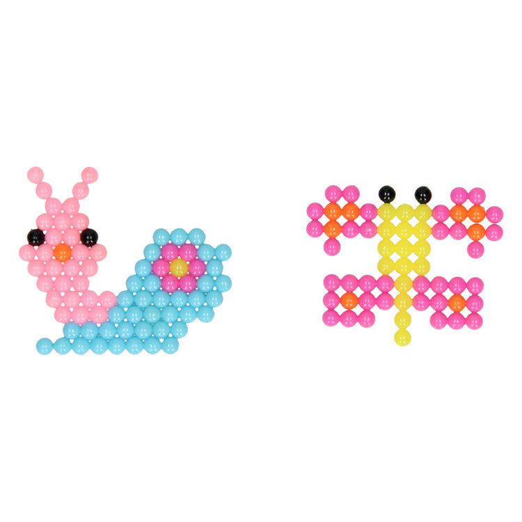 Set di pixel art naturali perline d'acqua magiche
