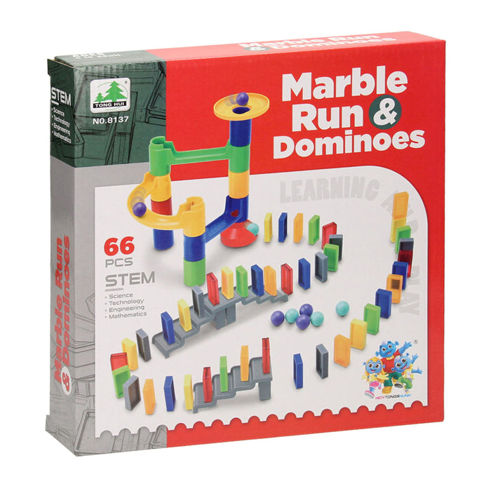 Dominoset de marblebaan