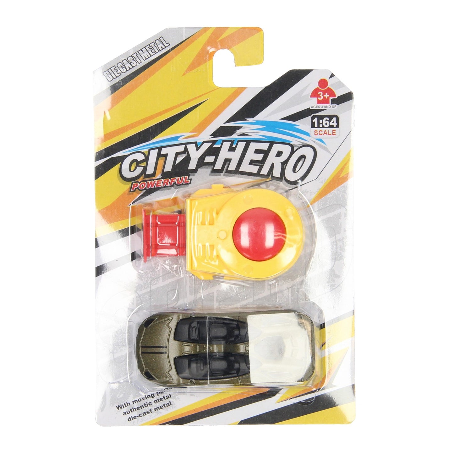 Coche de metal de tiro