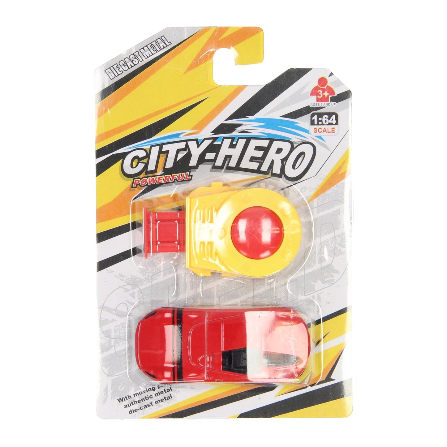 Coche de metal de tiro