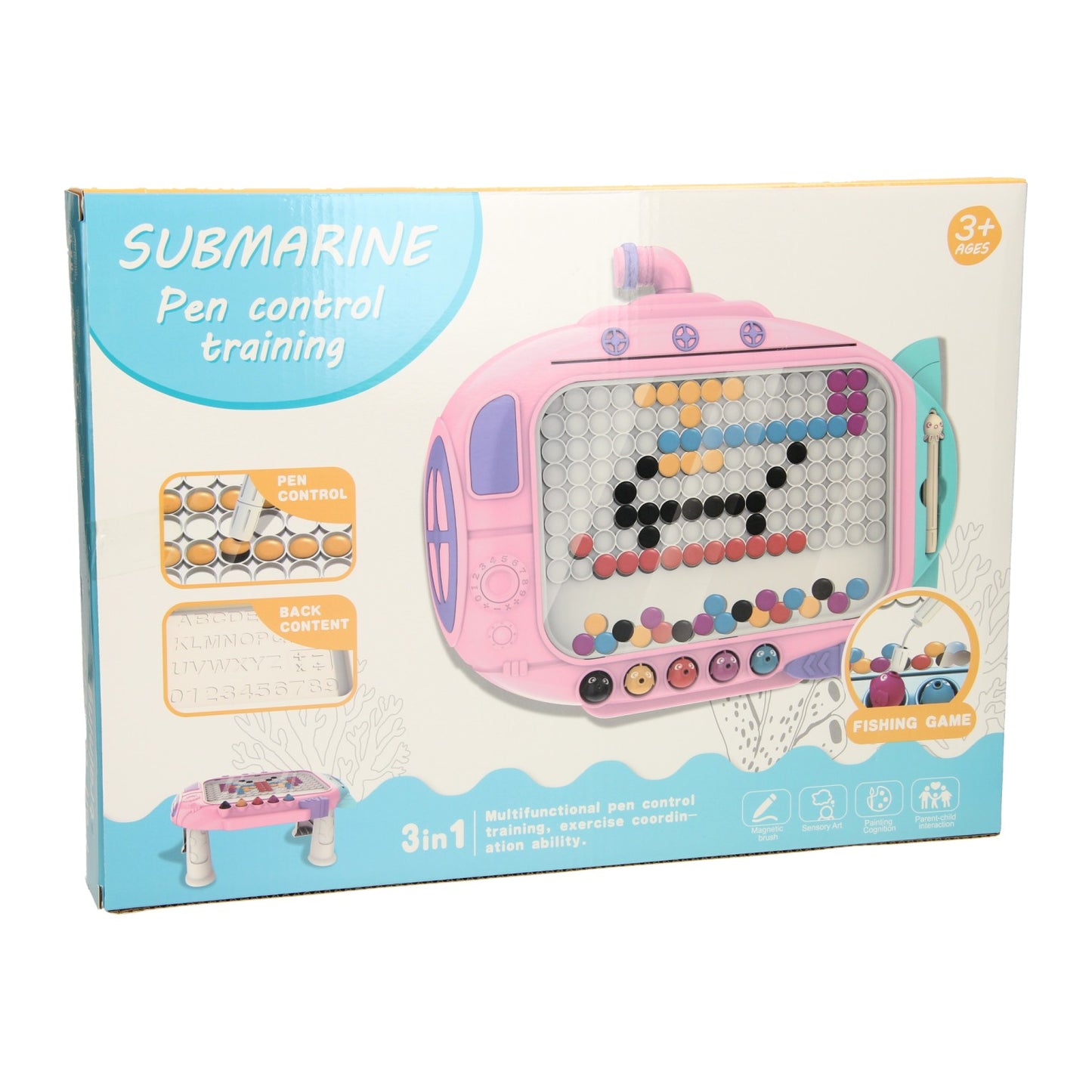 Gioco di bottoni colorati con penna magnetica