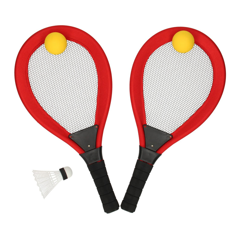 Lobbes speelgoed bv soft tennis- en badmintonset kleur
