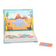 Magnetic book - dinosaur, 36 parts.