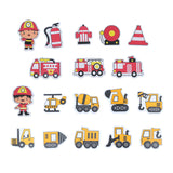Foam bath figures fire brigade construction - afbeelding 1