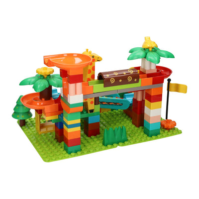 Bloques de construcción pista de bolas musical selva - 109 uds.