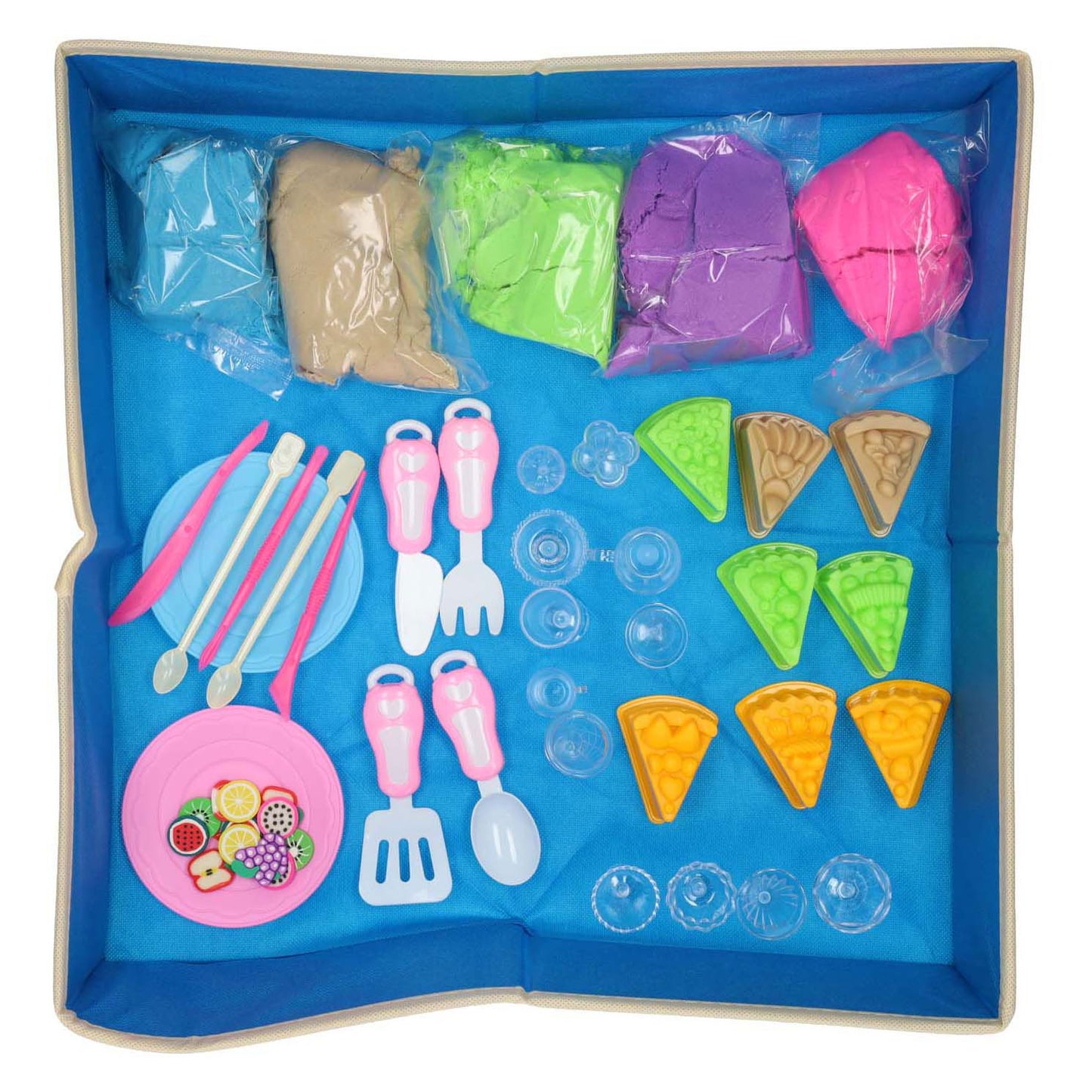 Gioca a dolci di sabbia con tappetino da gioco, 1 kg