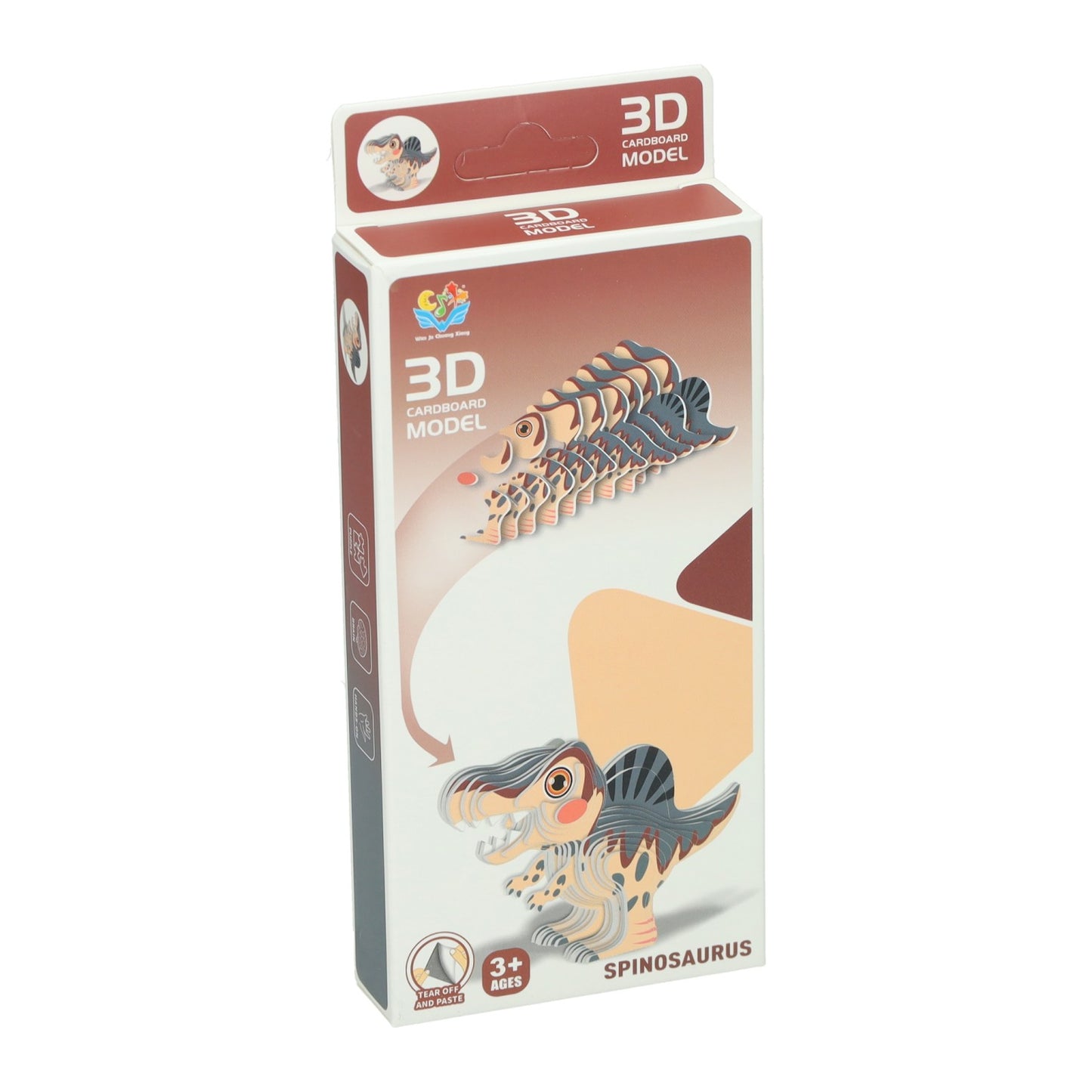 Rompecabezas modelo 3D de bricolaje - dino