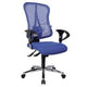 Sedia da ufficio Topstar Head Point Sy Deluxe Sincrona Blu
