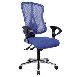 Sedia da ufficio Topstar Head Point Sy Deluxe Sincrona Blu