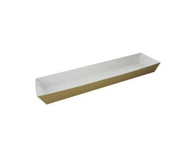 Depa vassoio porta panini cartone marrone 25x6x2,5 cm (250 pezzi)