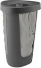 Rotho fabu statiegeld flessenbak -50 liter - incl 2 wasbare binnenzakken - handig te vervoeren - antraciet