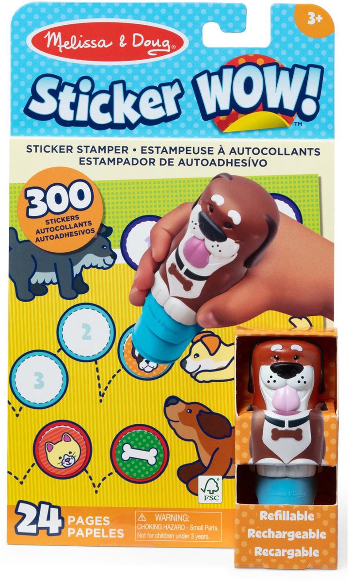 Melissa Doug - ¡Sticker wow! (Asst)