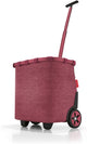Carro de autoservicio Reisenthel carrycruiser - 40l - twist granate rojo oscuro