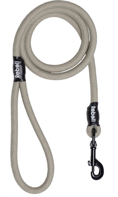 Guinzaglio per cani Rebel Petz - tortora - l - 12 mm x 140 cm