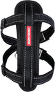 Ezydog chest plate hondentuig met autogordel zekering - honden harnas - m - zwart