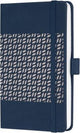 Sigel quaderno jolie - impress - a6 - copertina rigida - 174 pagine - a righe - carta 80 grammi - blu notte - si-jn204