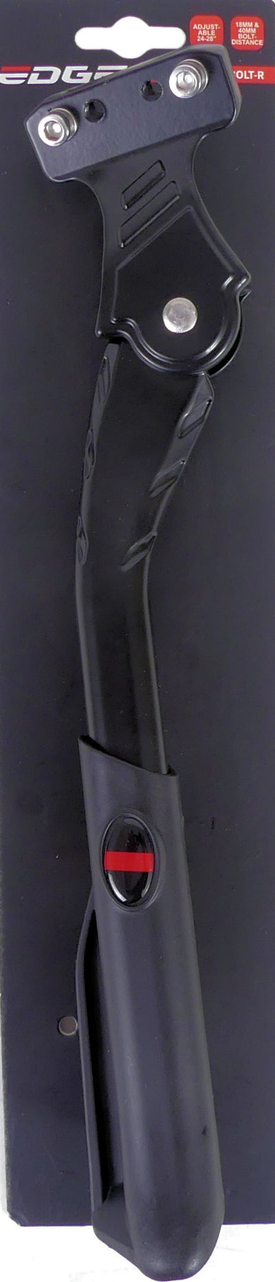 Edge zijstandaard verstelbaar 24 t m 28 ezybolt r18 r40 - zwart (op kaart)