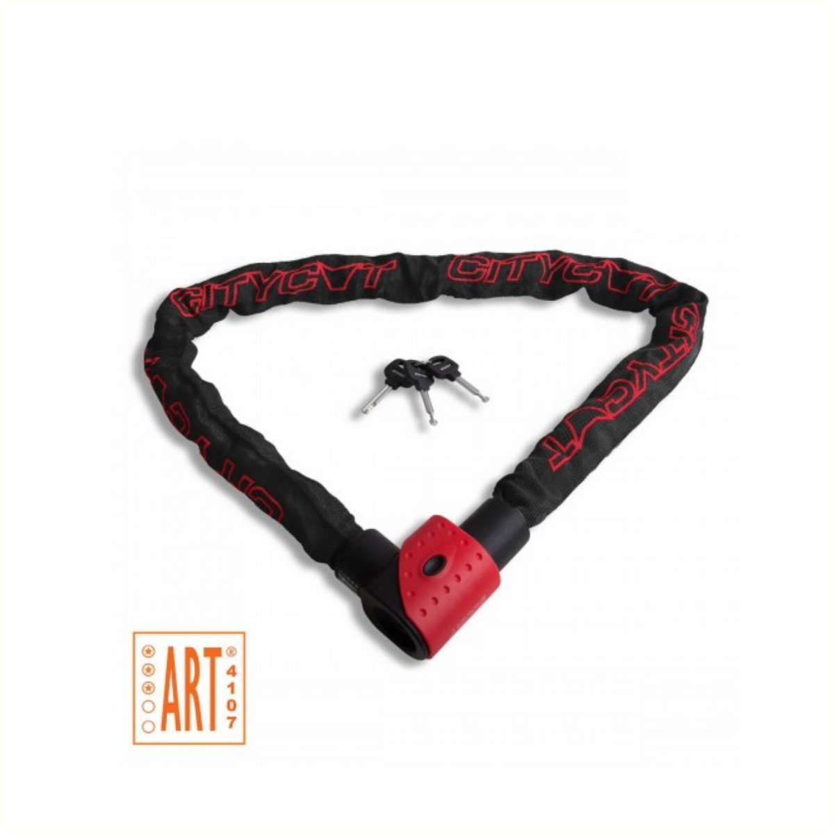 Citycat starry kettingslot art*** 120cm. met nylon hoes