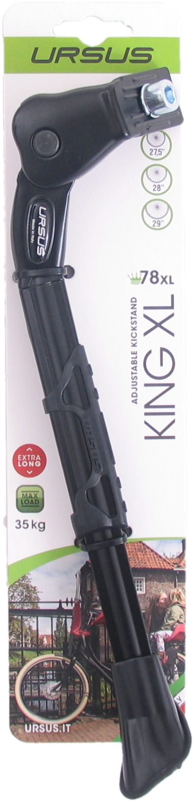 Ursus Standard King XL 26-28 30 cm para E-Bike Black On Card