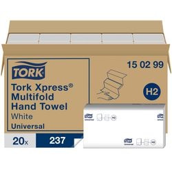 Asciugamani igienici piegati tork h2 xpress universal multifold naturale