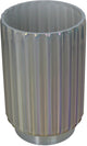 Hd collection vaas glas grijs 12,5x12,5x23cm