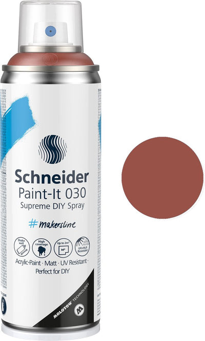 Schneider stationery schneider spray paint - paint-it 030 - diy spray paint - acrylic paint - 200ml - copper metallic - s-ml03051102