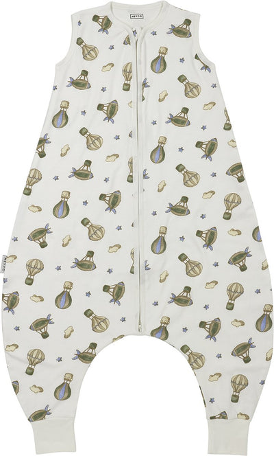 Meyco baby air balloons baby summer sleep overall jumper - multicolour - 92cm - 0.5 tog